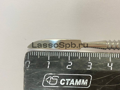 Шпатель металлический "Нож / Плоская ложечка"