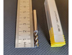 Фреза 5 мм HRC55 твердосплавная 3-х зубая по цветному металлу 15/50 мм