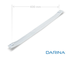 Ручка дверки духовки DARINA GM241, КМ241, ЕМ241, ЕС241 стиль 1D, белая