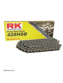 Цепь RK 428HSB-124 для мотоциклов до 200 см (без сальников)
