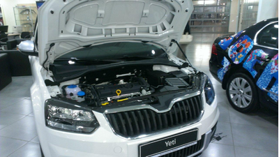 Амортизаторы (упоры) капота для Skoda Yeti (2009-н.в.) 1 амортизатор
