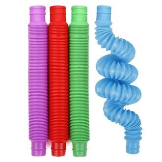 трубка, сенсерная, игрушка, пот туб, pop tube, fidget, антистресс, пружинка, слинки, slinky, трубочк