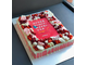 Корпоративный торт на день рождения сети "Призма"