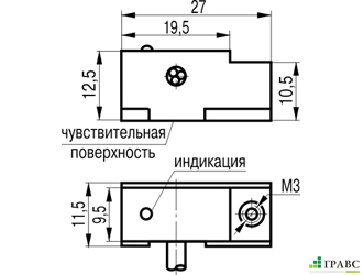 Магниточувствительный датчик MS BO3A-L