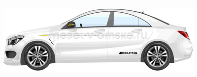 Кровать Мерседес белый