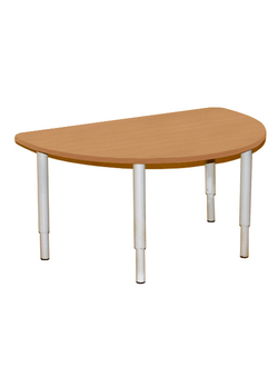 СТОЛ ДЕТСКИЙ МДФ+ПЛАСТИК 43 РЕГУЛИРУЕМЫЙ (1100Х550)