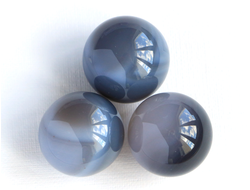 Шар Агат серый