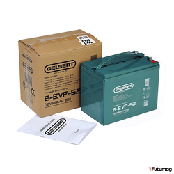 Тяговый аккумулятор Gelbert 6-EVF-52 (12V55A/H C5)