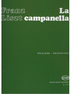 Liszt, Franz La campanella f?r Klavier