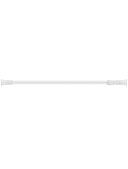 Штанга телескопическая, внутренний замок, размер 140-260см, белый