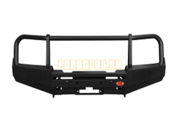 Передний силовой бампер серии Трофи на Nissan Navara III (D40) 2005-2010 (02.012.01)