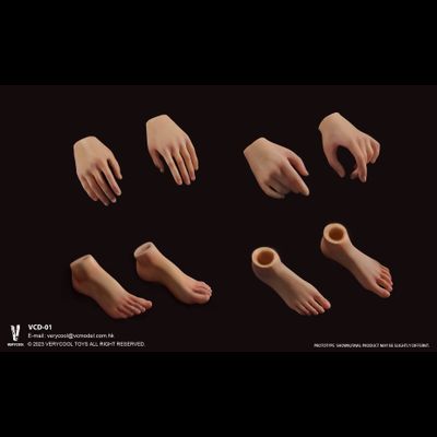 Супер-подвижное бесшовное женское тело (ТЕЛОИД) 1/6 - Articulated Silicone Medium Bust Female Body (VCD-01A) - VERYCOOL