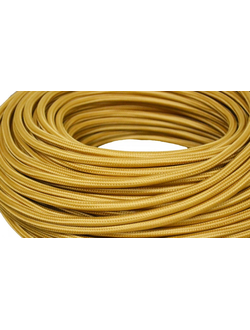 Провод декоративный ПДК 2*1,5 песочное золото