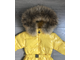 М. 260  Комбинезон Moncler лаковый желтый (80)