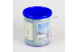 Сувенирная пластиковая кружка 300 мл. 