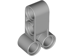 Technic, Pin Connector Perpendicular Double 3L, Light Bluish Gray (32557 / 4211714)