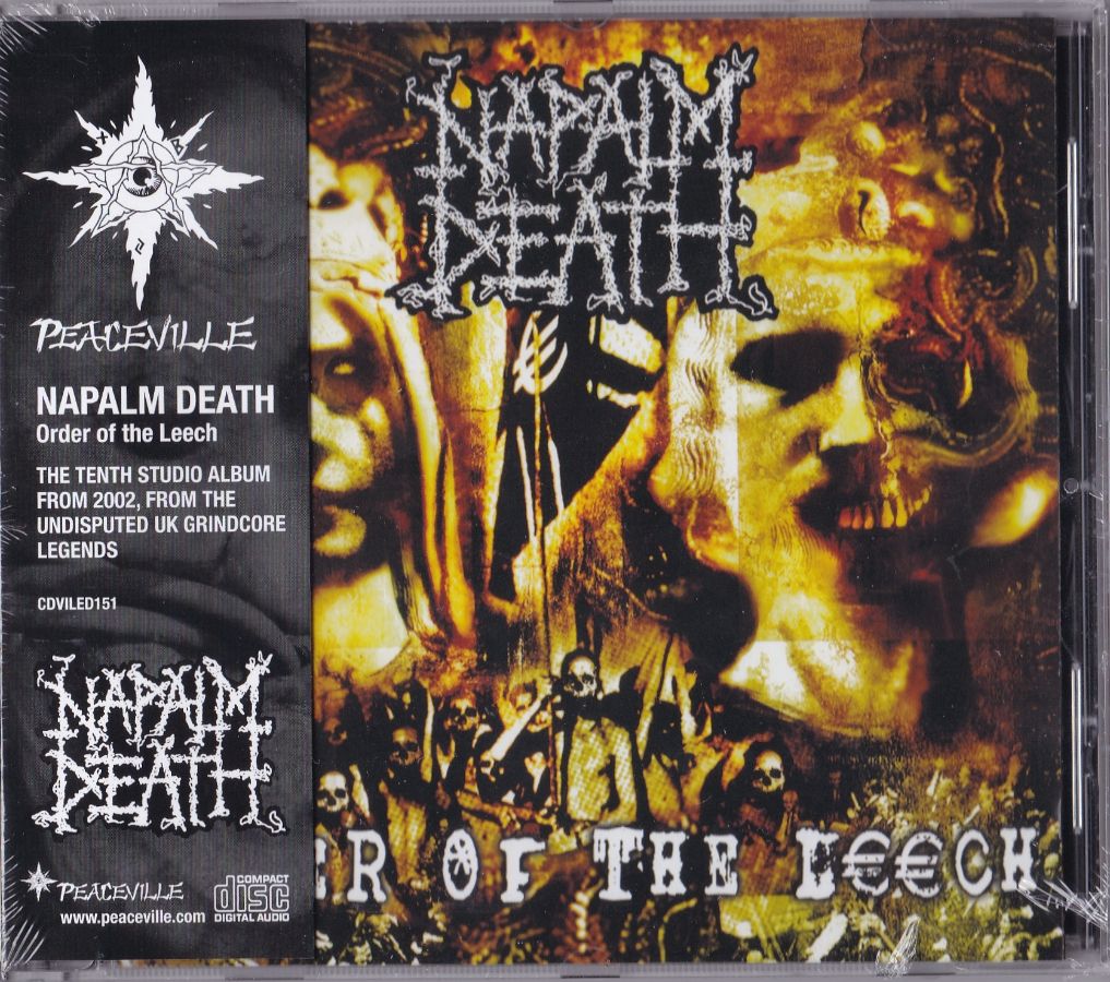 Купить Napalm Death – Order Of The Leech в интернет-магазине CD и LP "Музыкальный прилавок" 