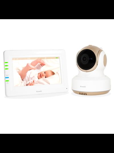 Ramili Baby RV1000X4  Двух режимная  видеоняня, монитор сенсорный 4,2" (11 см.) и 4-ре моторизированные видеокамеры (4 штуки). Датчик температуры. HD