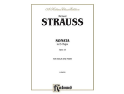 Strauss, Richard Sonata e flat major op.18 for violin and piano