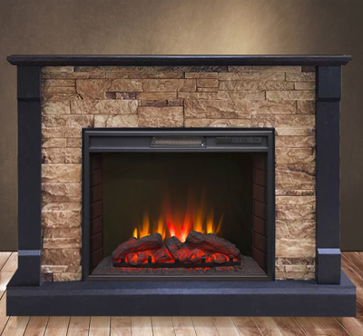 камин электрический Моника BL M4 с очагом Sparta 25.5 LED