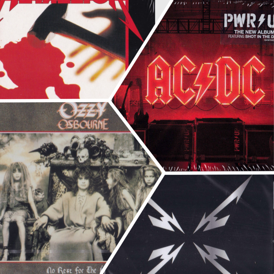 Ozzy Osbourne, Metallica, AC/DC, 