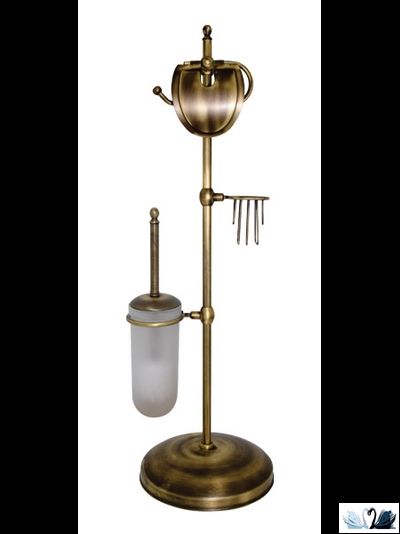 Напольная Бронзовая стойка с аксессуарами для туалета от Wildbad