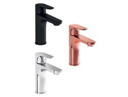 Смеситель для раковины, черный матовый, VitrA Root Round, A4270636EXP