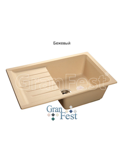 Керамическая мойка для кухни Granfest Гранфест GF-P760L реверсивная 1 секционная мойка