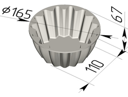Кексница 165 х 110 х 65 мм