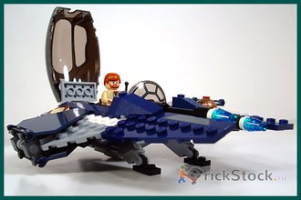 # 7661 Истребитель Джедаев с Кольцом Гиперпривода / Jedi Starfighter with Hyperdrive Booster Ring (2007)