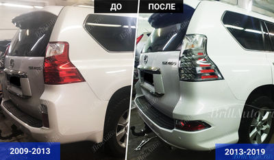 Рестайлинг Lexus GX из 2009 в 2019