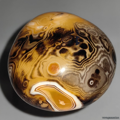 Агат, галтель. Мадагаскар. 55*47*30мм