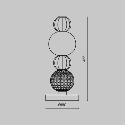 Настольный светильник Collar, MOD301TL-L18G3K, Maytoni