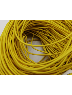 Резинка шляпная, 2,0 мм цвет желтый