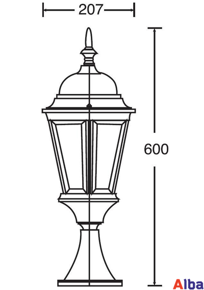 Astoria-2 91404 ov Парковый светильник