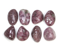 Лепидолит, галтовка в ассортименте, Бразилия (18-23 мм, 4-6 г) №22732