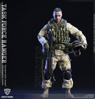 Солдат Армии США ("Падение Черного Ястреба") фигурка 1/12 scale US Military LW003 Crazy Figure