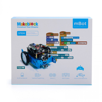 Робот Конструктор Makeblock mBot V1.1-Синий (версия Bluetooth)