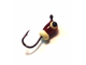Мормышка вольфрамовая ЖУЧОК Lumicom корич с точками вес.0.31gr.12mm. d-2.5mmу