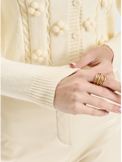 Кардиган женский укороченный на пуговицах