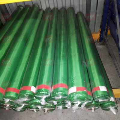 Тентовая ткань водонепроницаемая, однотонная зеленая, h=1,5 м, L=100 м полиэстер (Ткань Оксфорд)