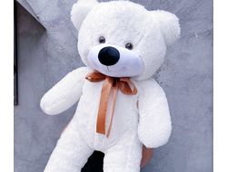 Большой плюшевый медведь 135 см белый Леброн