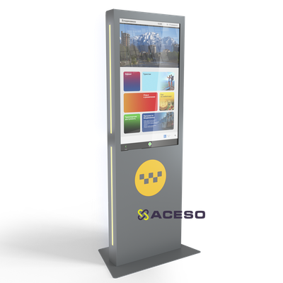 Интерактивная сенсорная стойка 43 доступная среда, адаптирована для инвалидов, информационный термин