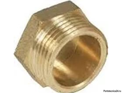 Заглушка 1/2внеш , латунь