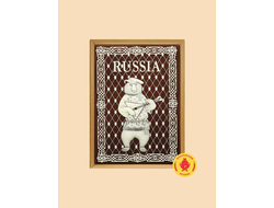 Купить пряник в шоколаде "Russia Медведь с балалайкой", 700 г.