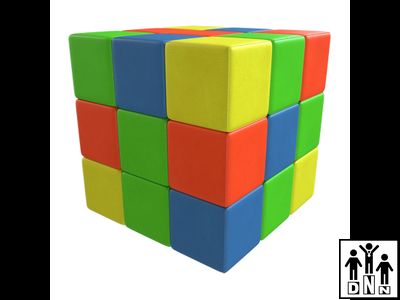 Мягкий конструктор Кубик-рубик