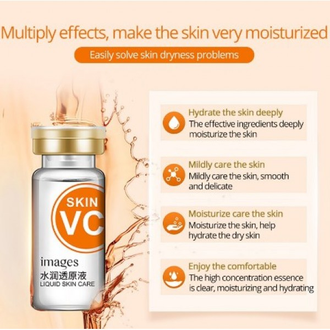 Коктейль Skin VC, с витамином С. Упругость и эластичность кожи, сужает поры, предотвращает пигментацию, 10 мл