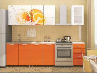 Кухня "Апельсин" 1,8м Миф