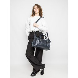 Кожаная дорожная сумка Ravenna Premium blue (арт. 4047-19)