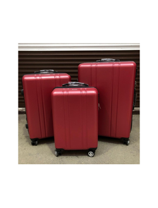 Чемодан средний Поликарбонат Olard M красный